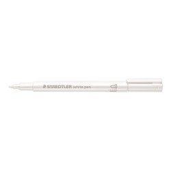 Marker Metallic 1-2mm hvid