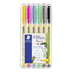 Fineliner Noris skrivepen 0,6mm ass (6)