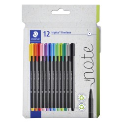 Fineliner Triplus 0,3mm ass (12)