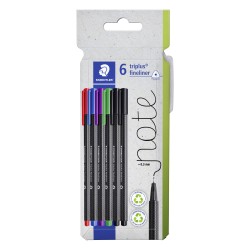 Fineliner Triplus 0,3mm ass (6)