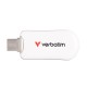 VERBATIM Plectra USB-C Flash Drive White 128GB