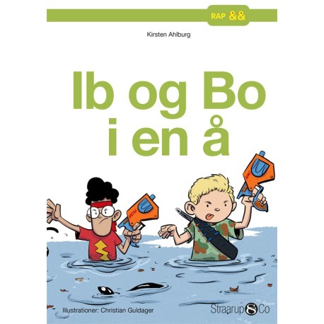 Ib og Bo i en å