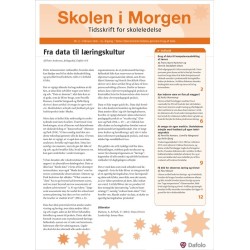 Skolen i Morgen. Nr. 5 Februar 2016. 19. årgang. Tema: Elevcentreret ledelse gennem brug af data