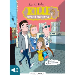 Kille med far til fodbold