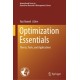 Optimization Essentials: Theory, Tools, and Applications