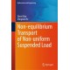 Non-equilibrium Transport of Non-uniform Suspended Load