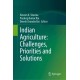 Indian Agriculture: Challenges, Priorities and Solutions