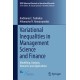 Variational Inequalities in Management Science and Finance: Modelling, Analysis, Numerics and Applications