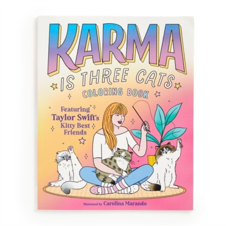 Karma is Three Cats Coloring Book