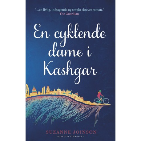 En cyklende dame i Kashgar