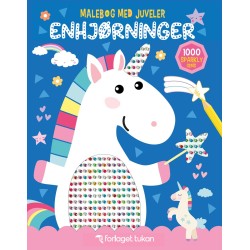 Malebog med juveler: Enhjørninger