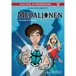 Medaljonen 1: Den sorte skarabæ: - letlæst og illustreret