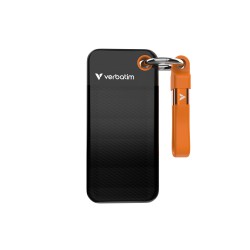 VERBATIM USB 3.2 Gen 2 1TB Pocket SSD, Black/Orange