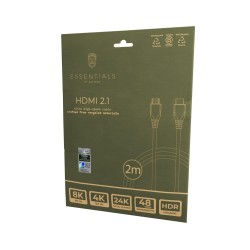 ËSSENTIALS Ultra High Speed 8K HDMI 2.1 Cable, 2m