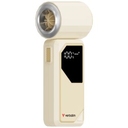 VERBATIM Cool’n’Go AirJet Handheld Fan White/Silver