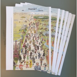 Skalks tidstavle A4, klassesæt med 30 stk.