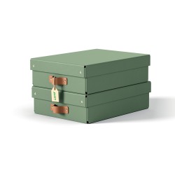 Arkivboks Puro medium lav jordgrøn (2)