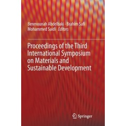 Proceedings of the Third International Symposium on Materials and Sustainable Development
