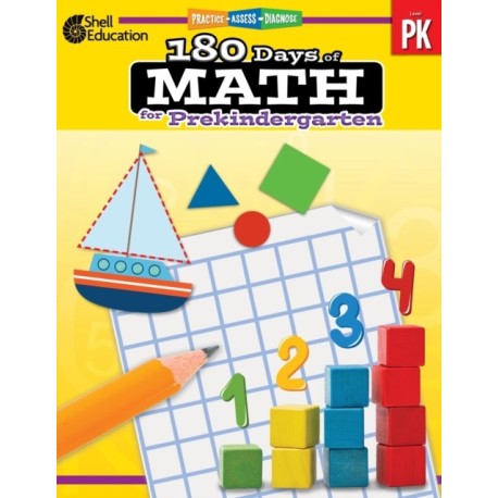 180 Days™: Math for Prekindergarten: Practice, Assess, Diagnose