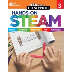 180 Days™: Hands-On STEAM for Grade 3: Practice, Assess, Diagnose