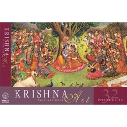 Krishna Art Postcard Book