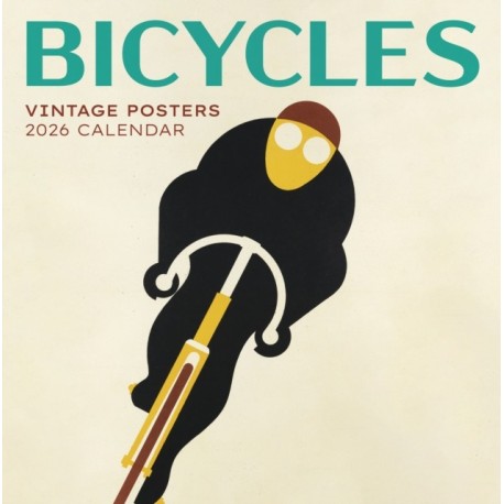 Bicycles: Vintage Posters 2026 Wall Calendar