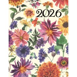 Emma Bridgewater Garden Flowers Deluxe A5 Diary 2026