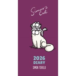 Simons Cat Deluxe Slim Diary 2026