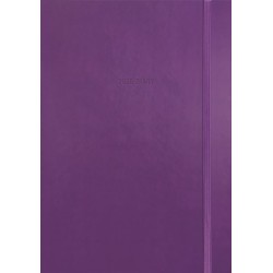 Purple Soft Touch A5 Diary 2026