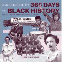 Journey into 365 Days of Black History 2026 Wall Calendar