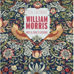 William Morris: Arts & Crafts Designs 2026 Wall Calendar