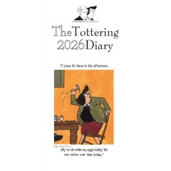 Tottering By Gently Deluxe Slim Diary 2026