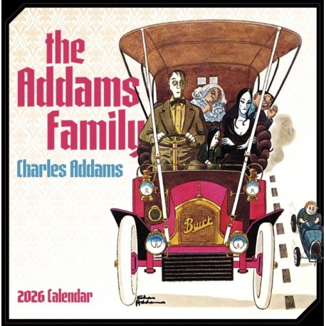 Charles Addams: The Addams Family 2026 Wall Calendar