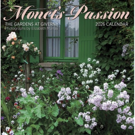 Monet's Passion: The Gardens at Giverny 2026 Wall Calendar