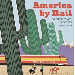 America by Rail: Vintage Travel Posters 2026 Wall Calendar