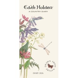Edith Holden Country Deluxe Diary Slim Diary 2026