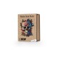 Wooden Puzzle - Skull