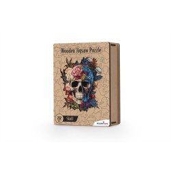 Wooden Puzzle - Skull