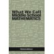 What We Call Middle School Mathematics