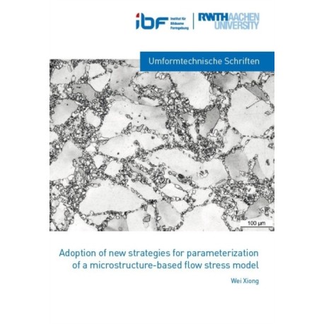 Adaption of new strategies for parameterization of a microstructure-based flow stress model
