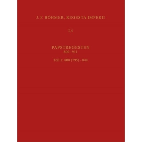 4: Papstregesten 800-911, 1: 795-844