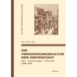 Die Vergnugungskultur der Großstadt: Orte – Inszenierungen – Netzwerke (1880-1930)
