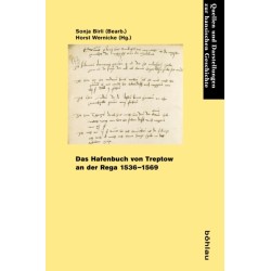 Das Hafenbuch von Treptow an der Rega 1536-1569
