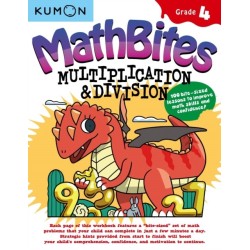 Kumon Math Bites: Grade 4 Multiplication and Division-100 Bite-Sized Lessons to Improve Math Skills and Confidence!