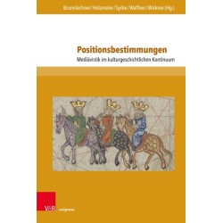 Positionsbestimmungen: Mediavistik im kulturgeschichtlichen Kontinuum