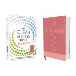 NIrV, Clear Focus Bible for Kids (Help Kids with ADHD or Dyslexia Read with Confidence), Leathersoft, Pink: Help Kids with ADHD or Dyslexia Read with Confidence