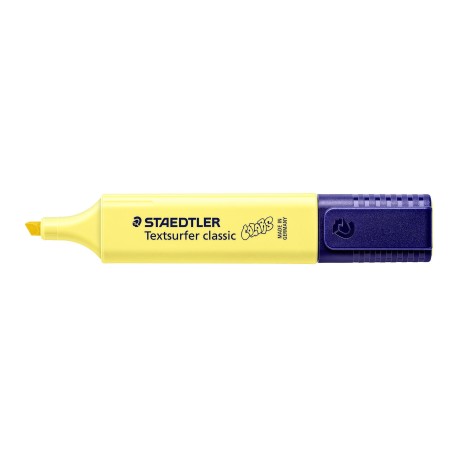 Overstregningspen Textsurfer pastel solgul