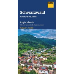 ADAC Regionalkarte: Blatt 14: Schwarzwald, Karlsruhe bis Zürich