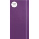 Purple Soft Touch Sunday Start Deluxe Slim Diary 2026