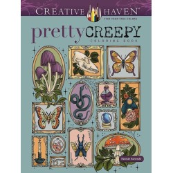 Creative Haven Pretty Creepy Coloring Book